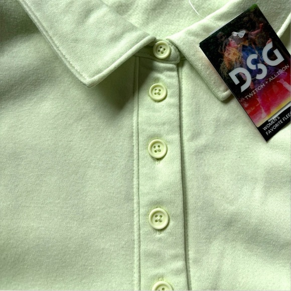 DSG Twitch and Allison, Polo Fleece Cropped Pullover - Picture 4 of 6